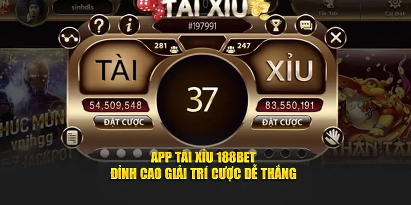 App Tài Xỉu 188bet - Đỉnh Cao Giải Trí Cược Dễ Thắng
